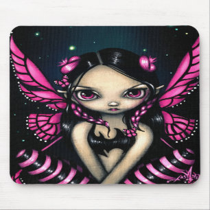 "Pink Butterfly Fairy" Mousepad