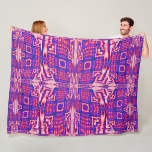 Pink Butterfly Fleece Blanket