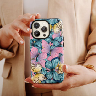 Pink Butterfly Hive iPhone   Butterfly iPhone Case