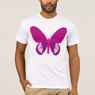 Pink Butterfly Mens T-Shirt