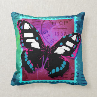Pink Butterfly Pillow/Cushion Throw Pillow