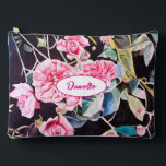 Pink Cabbage Rose Flower Pattern Watercolor Girls Accessory Pouch<br><div class="desc">Cabbage Rose Watercolour Painting. Designed from my original watercolours.</div>