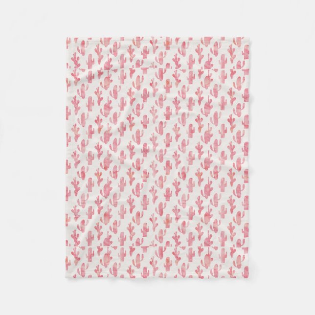 Pink Cactus Blanket (Front)