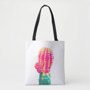 Pink Cactus Photo Tote Bag