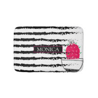 Pink Cactus striped pattern