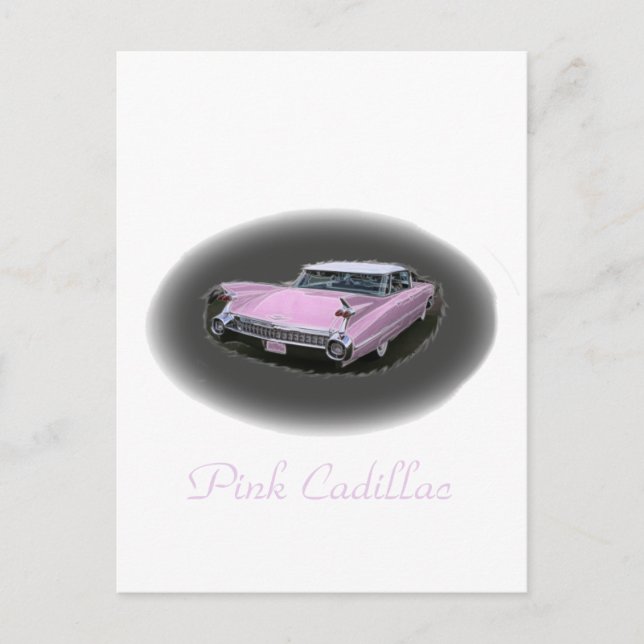 Pink Cadillac Flash Postcard (Front)