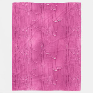 Pink Cake Frosting Fleece Blanket