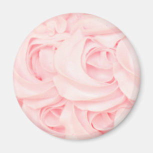 Pink cake frosting magnet