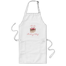 Pink Cake Pastry Chef white