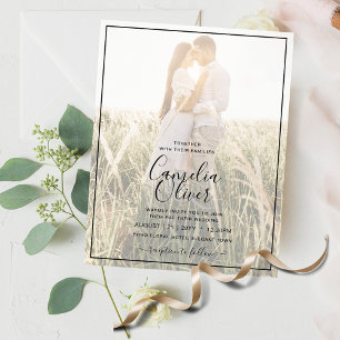 Pink Calla Lily Floral Wedding QRCode RSVP Details Flyer