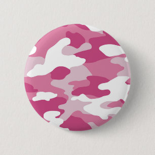 Pink Camo 2 Inch Round Button