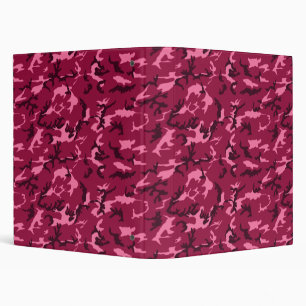 pink camo binder
