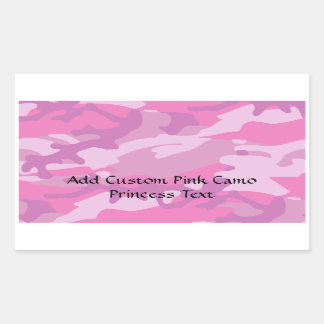 Pink Camo Camoflauge Sticker