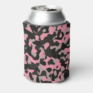 Pink Camo Can Cooler
