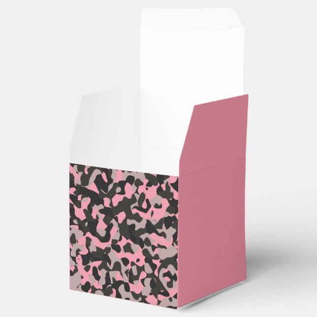 Pink Camo   Favor Box (Opened)