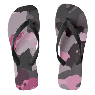 pink camo flip flops