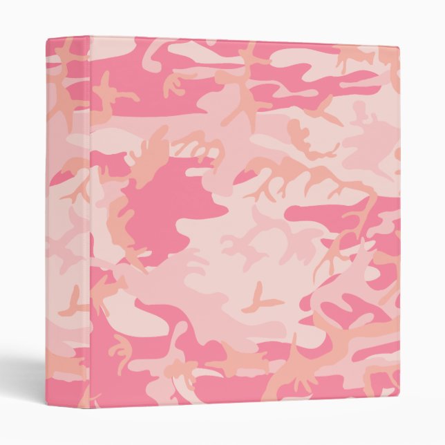 Pink Camo - Girly Camo Binder (Front/Spine)