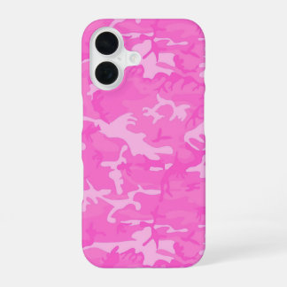 Pink camo  iPhone 16 case