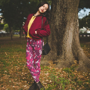 pink camo leggings
