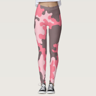 PINK CAMO LEGGINGS