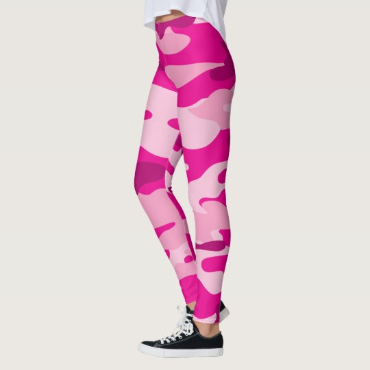 Pink Camo Leggings / military camouflage
