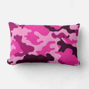 Pink Camo Lumbar Pillow