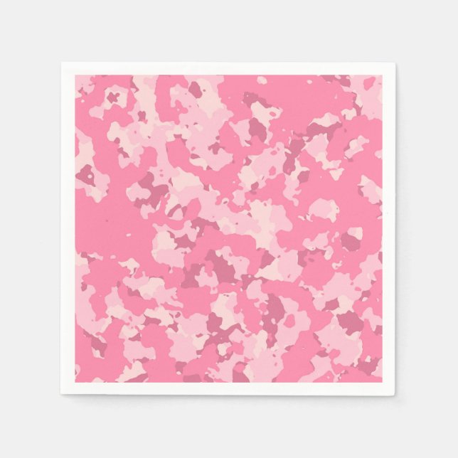 Pink Camo Napkin (Front)