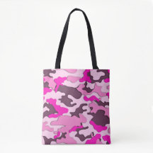 Pink Camo / Tote Bag