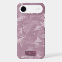 Pink Camo Trendy Camouflage iPhone Case
