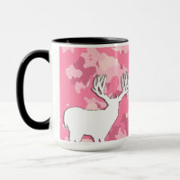 Pink Camo Whitetail Buck Deer