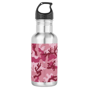 Pink camouflage 532 ml water bottle