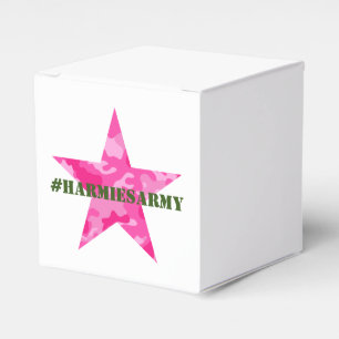 Pink Camouflage Bachelorette Hashtag Favour Box