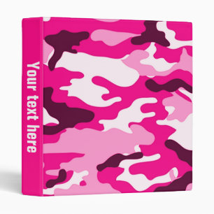Pink camouflage Binder