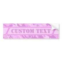 Pink Camouflage Bumper Sticker