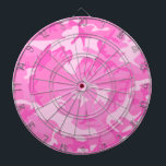 Pink camouflage Dart Board<br><div class="desc">Pink camouflage Dart Board. Trailer park, white trash, hick, redneck, hillbilly, Country, funny t-shirts, sweatshirts, hats and more. Be sure to check out all our Funny designs at Method77.com.</div>