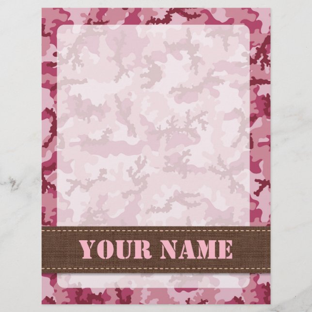 Pink camouflage flyer (Front)