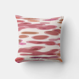 Pink Camouflage Look Pillow