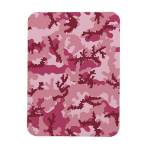 Pink camouflage magnet