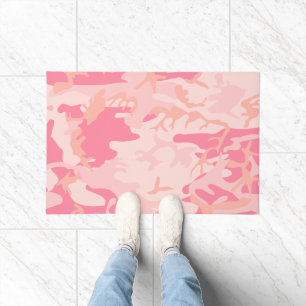 Pink Camouflage, Military, Army Doormat