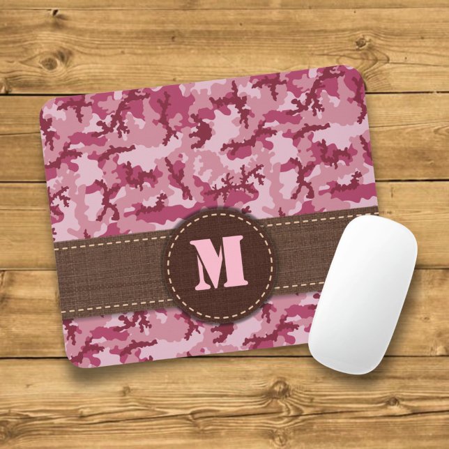 Pink camouflage mouse pad (Creator Uploaded)