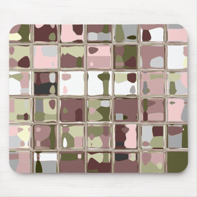 Pink Camouflage MultiColor Mousepad (Front)