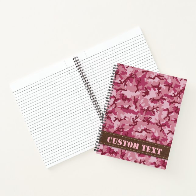 Pink camouflage notebook (Inside)