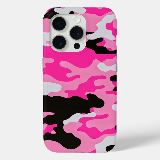Pink Camouflage Pattern Case-Mate iPhone Case (Back)