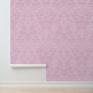 Pink camouflage pattern wallpaper