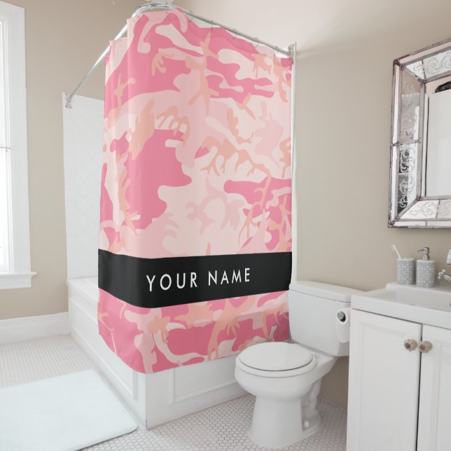 Pink Camouflage Pattern, Your name, Personalize (In Situ)