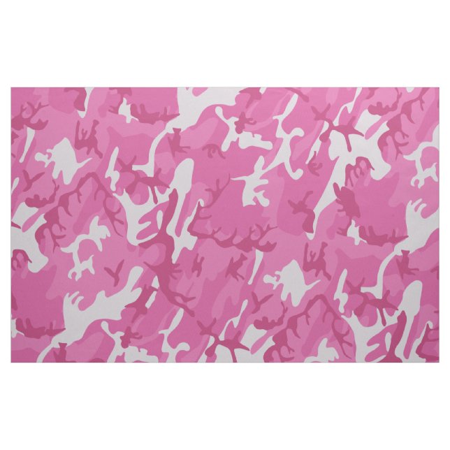 Pink Camouflage Pink Camo Pattern Fabric (Fat Quarter)