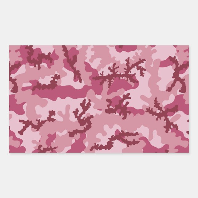 Pink camouflage sticker (Front)