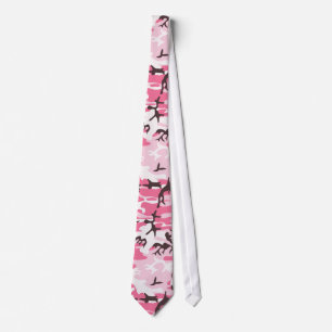 Pink Camouflage Tie