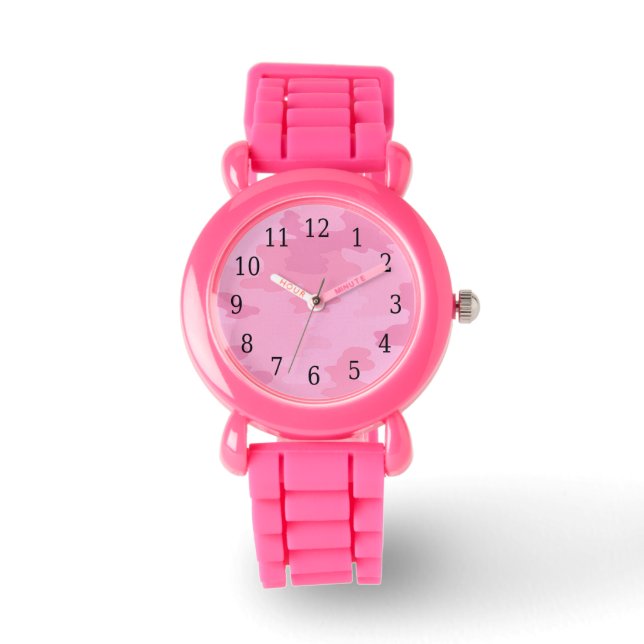 Pink Camouflage Watch (Front)