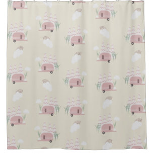 Pink Camper Earthy Pattern